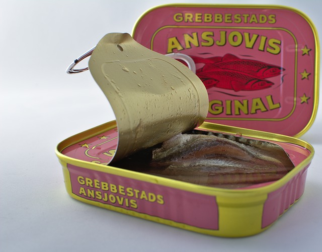 Anchoas con mantequilla