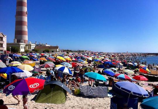 La playa